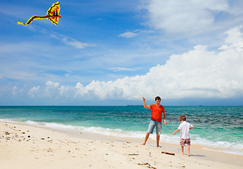 Image showing Beach fun