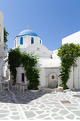 Image showing Typical small street in a Greece