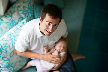 Image showing Happy fatherhood
