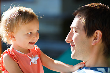 Image showing Father and daughter