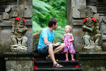 Image showing Father and daughter