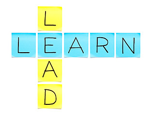 Image showing Learn-Lead Crossword