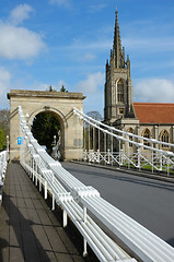 Image showing Marlow bridge
