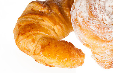 Image showing Two breakfast treats