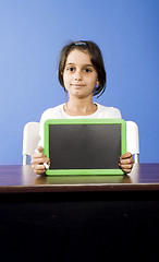 Image showing showing empty chalkboard