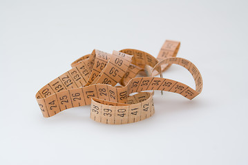 Image showing Measuring tape isolated