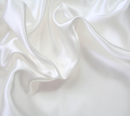 Image showing Smooth elegant white silk 