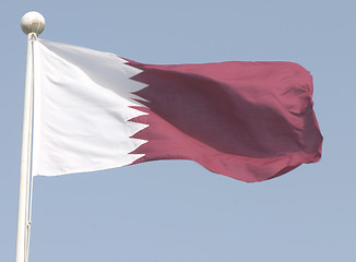 Image showing Qatari flag