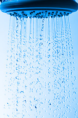 Image showing Shower Head with Droplet Water