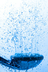 Image showing Shower Head with Running Water