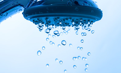 Image showing Shower Head with Droplet Water