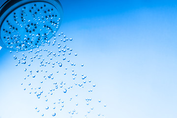 Image showing Shower Head with Droplet Water