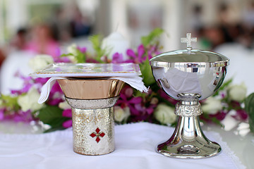 Image showing Catholic wedding.