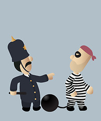 Image showing Cop and thief