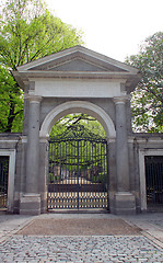 Image showing Botanical garden entrance