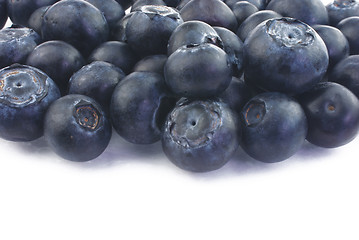 Image showing Blueberries close up