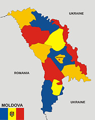 Image showing moldova map
