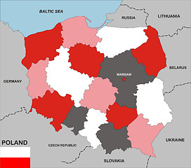 Image showing poland map