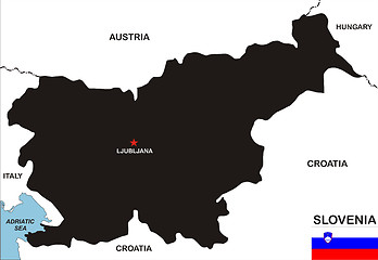 Image showing slovenia map