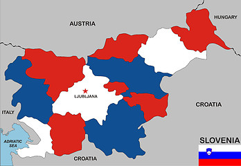 Image showing slovenia map