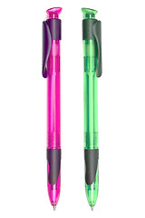 Image showing Colorful ballpoint pens 