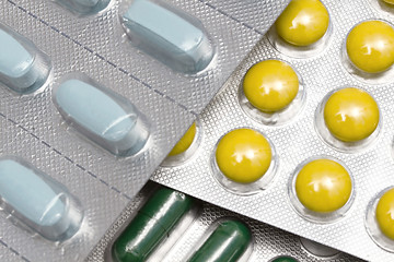 Image showing Colorful pills