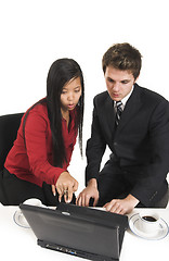 Image showing business people at work