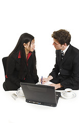 Image showing business people talking