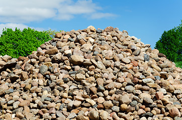 Image showing stones hill