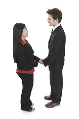 Image showing business people shaking hands