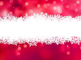 Image showing Red christmas background with copy space. EPS 8