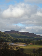 Image showing River Dee area, west of Braemar, Scotland.