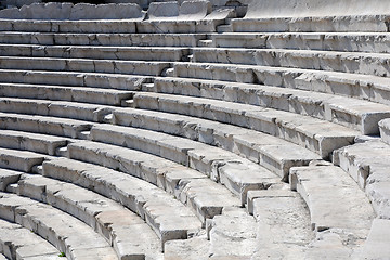 Image showing Closeup Ancient Theater in Plovdiv