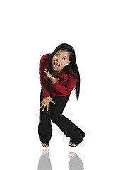 Image showing woman yelling