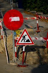 Image showing Roadwork