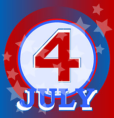 Image showing 4th of July independence day background