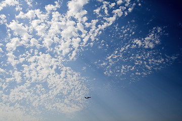 Image showing airplane departure