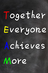 Image showing Acronym of TEAM