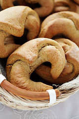 Image showing yeast cinnamon croissant