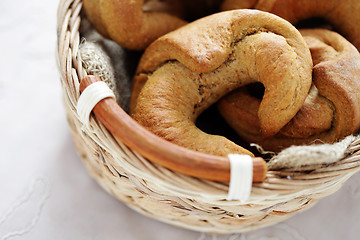 Image showing yeast cinnamon croissant