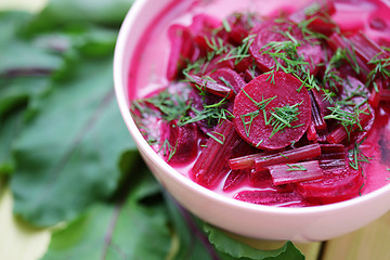 Image showing beet soup