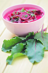 Image showing beet soup