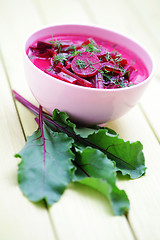 Image showing beet soup