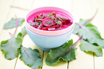 Image showing beet soup