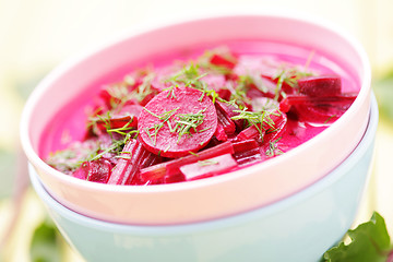 Image showing beet soup