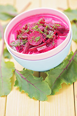 Image showing beet soup