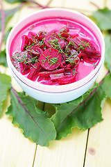 Image showing beet soup