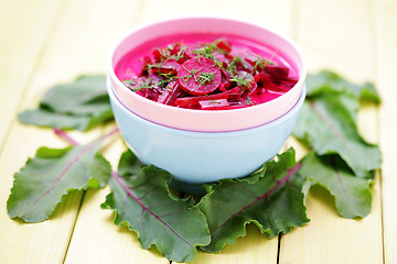 Image showing beet soup