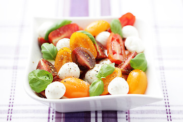 Image showing tomato and mozzarella salad