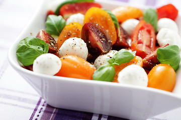 Image showing tomato and mozzarella salad